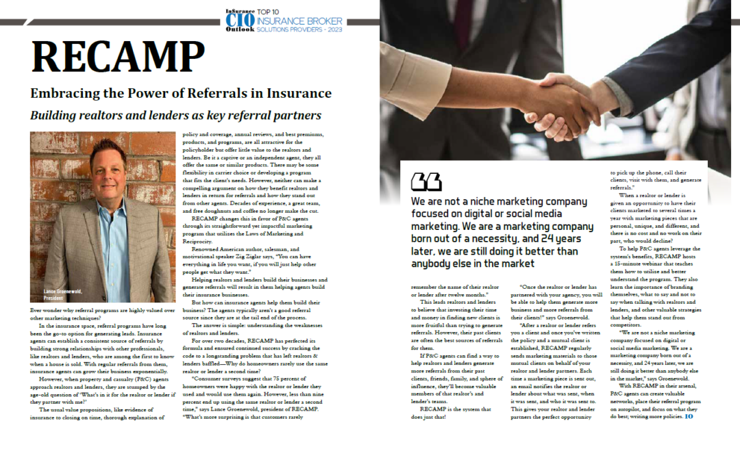 RECAMP-Embracing the Power of Referrals in Insurance